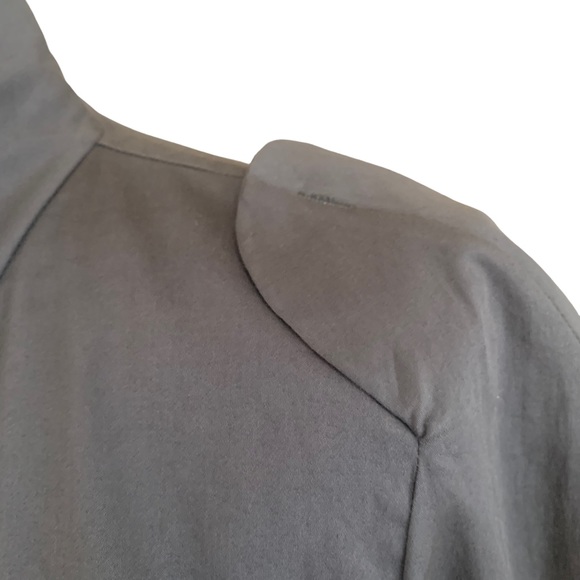 Celine Gray Button Down Shirt Blouse sz 38 *Flawed - Picture 6 of 12